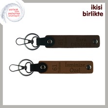 Üniversiteye Giden Trabzonluya, Hatıralık Anahtarlık, Isim Yazılabilir, Koyu Kahve-Açık Kahve