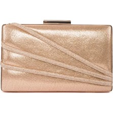 Saten Çapraz Sıra Taşlı Lüks Abiye Çanta