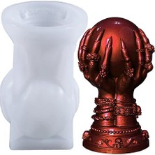 3D Daire El Şekli Reçine Epoksi Hobi Silikon Kalıbı - KOD:1106