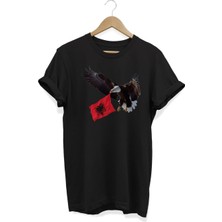 Widi Kartal Baskılı T-Shirt