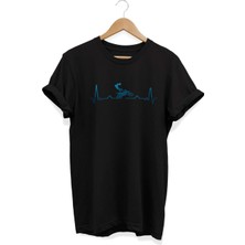 Widi Kalp Atışı Baskılı T-Shirt