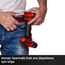 Einhell Akülü Vidalama TE-CD 18/40 Li-Solo Power X-Change (Lityum-iyon, 18 V, 40 Nm maks. 21 kademeli tork, 2 vitesli şanzıman, delme + vidalama, hız kontrolü, LED aydınlatma) - 4513925