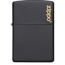 Zippo Çakmak Mat Siyah  Kutu Benzin Taş Set DU10SYSR
