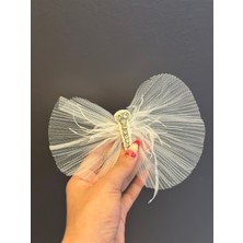 18X6 cm Tül Zirkon Taşlı Yusufcuk Arma Dikiş Aplike