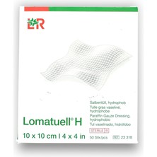Lohmann & Rauscher Lomatuell H Parafinli Tül Yara Örtüsü 10 x 10 cm - Ref 23318 - 5 Adet