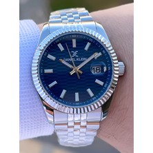 Daniel Klein Takvimli Kadran Rolex Kasa 30 mt Suya Dayanıklı 2 Yıl Garantili Erkek Kol Saati FG.DK13985.2