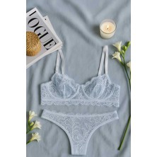 Zarif Dantelli Bralet ve String Külot Takımı