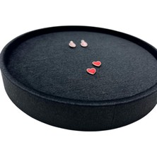 Silindir Model Süet Kumaş 20/20 cm Batırmalı Küpe-Piercing Tablası