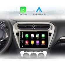 Peugeot 301 Gri 2012-2024 Multimedya Carplay Ekran Seti 4 GB Ram 64 Hafızalı