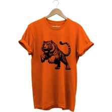 Kaplan Baskılı Cool Premium %100 Pamuk Regular Fit T-Shirt