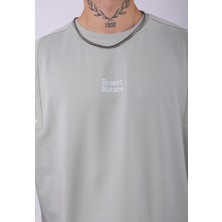 Unisex Desert Nature Nakışlı Oversize T-Shirt