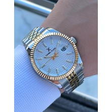 Daniel Klein Takvimli Kadran Rolex Kasa 30 mt Suya Dayanıklı 2 Yıl Garantili Erkek Kol Saati FG.DK13985.7