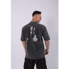 Unisex Özel Yıkamalı Oversize T-Shirt