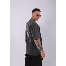 Unisex Özel Yıkamalı Oversize T-Shirt
