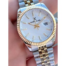 Daniel Klein Takvimli Kadran Rolex Kasa 30 mt Suya Dayanıklı 2 Yıl Garantili Erkek Kol Saati FG.DK13985.7