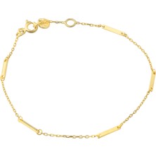 Gimora İnce Çubuklu Gümüş Bileklik