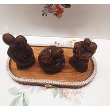 Soyawax Aroma Terapi Kokulu Mum ve Ahşapdekoratiftepsi.