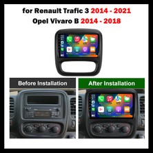 Renault Trafic 2014-2021 Multimedya Carplay Ekran Seti 4 GB Ram 64 Hafızalı