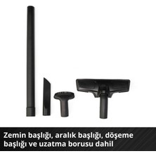 Einhell Akülü El Süpürgesi TE-VC 18 Li-Solo Power X-Change (18V, 42 mbar emiş gücü, 540 ml toz haznesi, 3 başlık, uzatma aparatı, duvar askısı dahil, akü dahil değildir) - 2347120