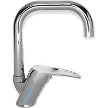 Köşe Borulu Banyo Lavabo Bataryası Çeşmesi Musluğu Çift Su Girişli Aç Kapa