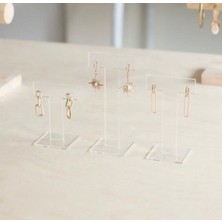 About The Perfect Şık ve Düzenli Takı Düzenleyici, Küpe ve Takı Teşhir Standı, Bej Renk