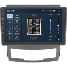Ssangyong Kyron Android Carplay Navigasyon Multimedya Ekran Teyp 2gb Ram + 32GB HDD