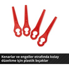 Einhell Akülü Kenar Kesme GC-CT 18/24 Li – Solo Power X-Change (18 V, Li-ion, 24 cm kesme genişliği, ayarlanabilir teleskopik gidon, 20 adet plastik bıçak, Flowerguard, akü dahil değildir) - 3411123