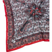 Prime Pamuk Etnik Desenli Eşarp 90X90 cm