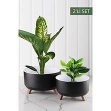 Tripot Model 2'li Saksı Seti
