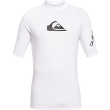 Quiksilver All Time Uv Korumalı Kısa Kollu Yetişkin Mayosu EQYWR03358-WHITE