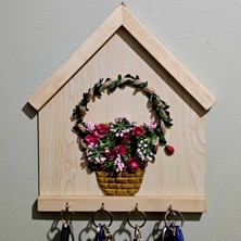 Handmade Kapı Giriş Anahtarlık Askılığı Duvar Dekorasyonu El Yapımı