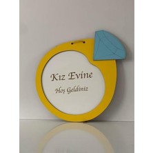 Kız Evi Hoş Geldiniz Kapı Süsü