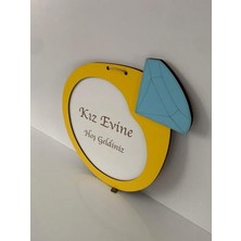 Kız Evi Hoş Geldiniz Kapı Süsü