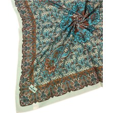 Prime Pamuk Etnik Desenli Eşarp 90X90 cm