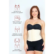 Yamuna Kısa Latex Korse Ten