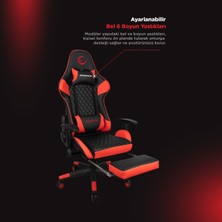 Rampage STYLES KL-R61 Kırmızı/Siyah Oyuncu Koltuğu