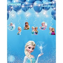 Frozen 3D Lüks Tavan Sarkıt Süsü – Karlar Ülkesi Temalı Parti Tavan Dekoru