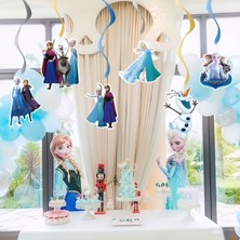 Frozen 3D Lüks Tavan Sarkıt Süsü – Karlar Ülkesi Temalı Parti Tavan Dekoru