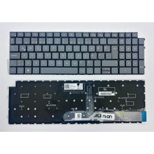 Nion Dell Inspiron 5510 5515 5518 P106F P117F Uyumlu Notebook Klavye (Açık Gri Tr)