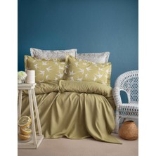 Çift Kişilik Bambu Pıke Takımı Freely Olıve - Pıke Takımı