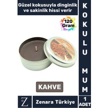 Özel Metal Kutu Arınma Huzur Meditasyon Yoga Esans Sakinlik Veren Dekoratif Oda Kokusu Mum 120 Gram