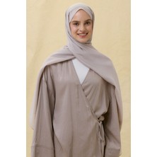 Paris Ipeği Açık Vizon Renk Pamuklu Şal