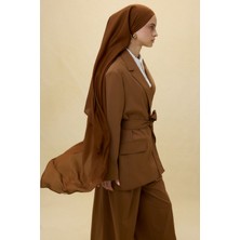 Paris Ipeği Caramel Renk Pamuklu Şal