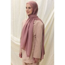 Paris Ipeği Gül Kurusu Renk Pamuklu Şal