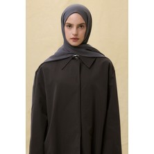 Paris Ipeği Antrasit  Renk Pamuklu Şal