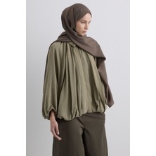 Paris Ipeği Toprak  Renk Pamuklu Şal