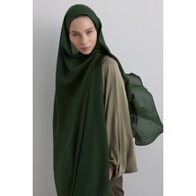 Paris Ipeği Koyu Zümrüt  Renk Pamuklu Şal