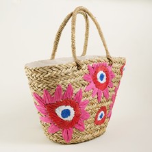 Huaruı Kamış Çanta 53X30X18 cm Pembe