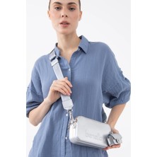 United Colors Of Benetton Kadın Çapraz Çanta Bnt 1448 - Gümüş