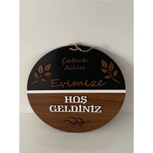 Kişiye Özel Ahşap Kapı Süsü